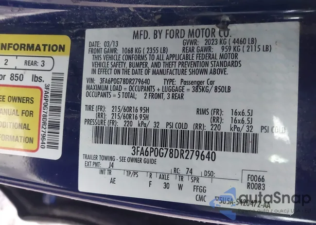 3FA6P0G78DR279640: 44246638