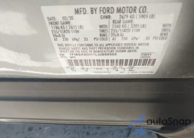 1FMSK8DH1LGB88505: 44246683