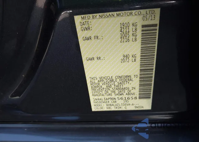 1N4AL3AP9DN561658: 44246816