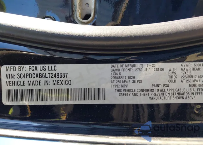 3C4PDCAB6LT249687: 44245927