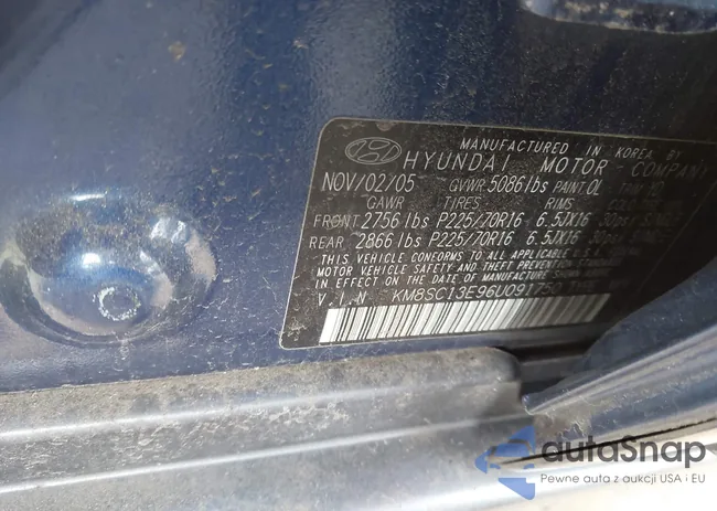 KM8SC13E96U091750: 44247251