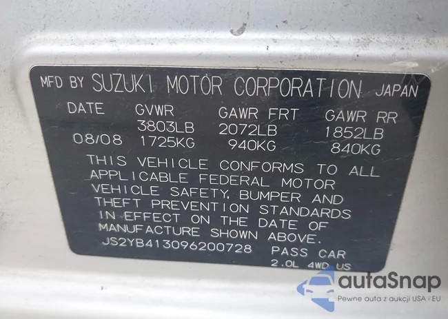 JS2YB413096200728: 44247377