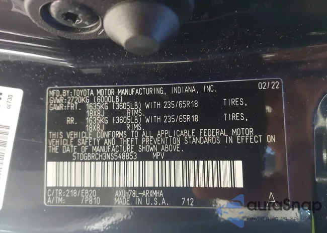 5TDGBRCH3NS548853: 44247546