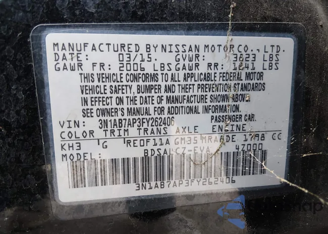 3N1AB7AP3FY262406: 44247654