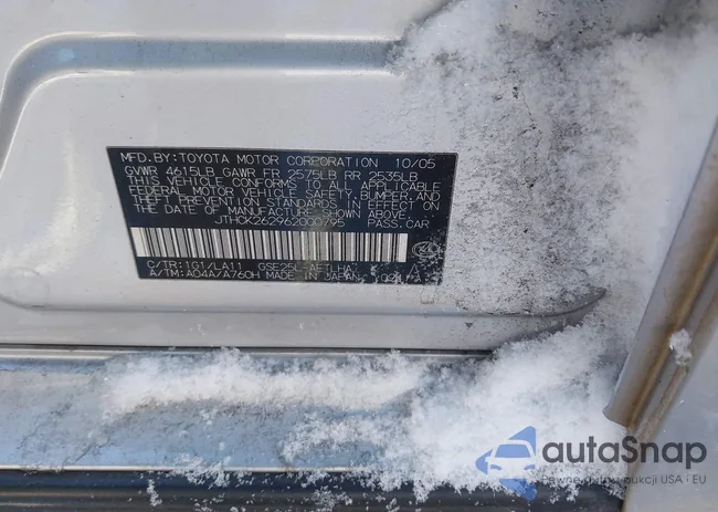 JTHCK262962000795: 44247656