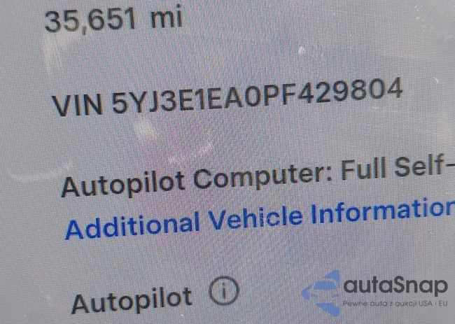 5YJ3E1EA0PF429804: 44247736