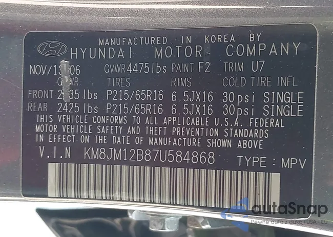 KM8JM12B87U584868: 44247737