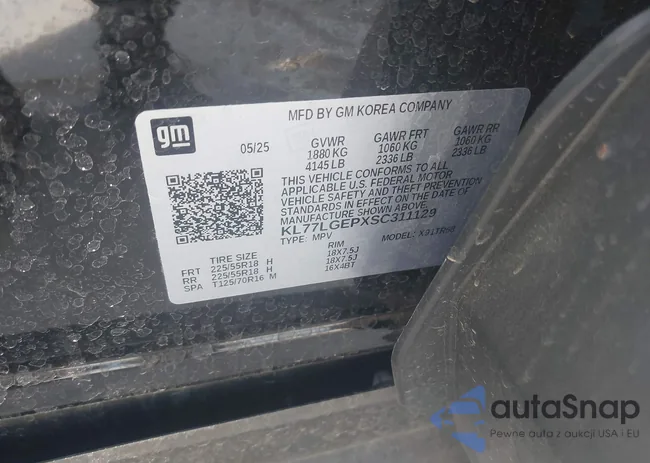 KL77LGEPXSC311129: 44247747