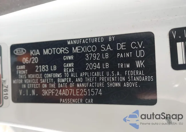 3KPF24AD7LE251574: 44247785