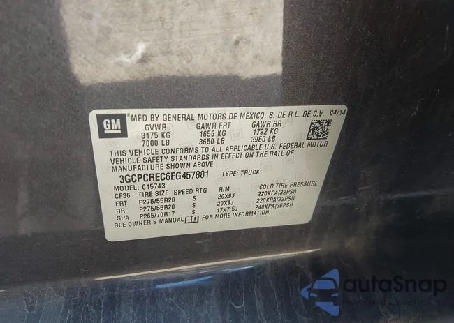 3GCPCREC6EG457881: 44246929