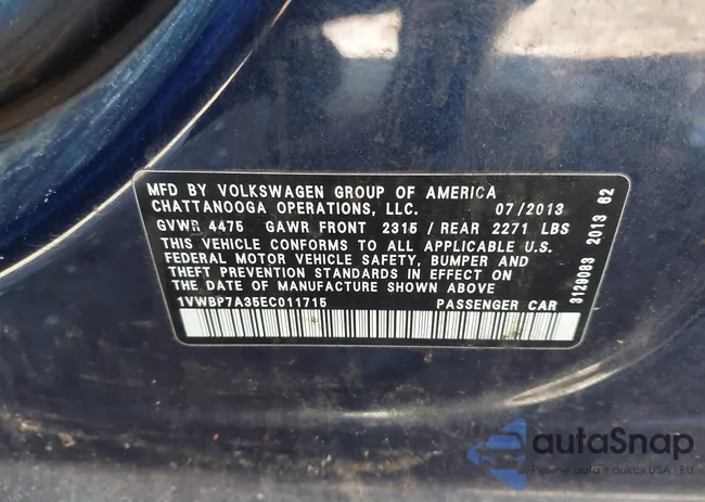 1VWBP7A35EC011715: 44247044