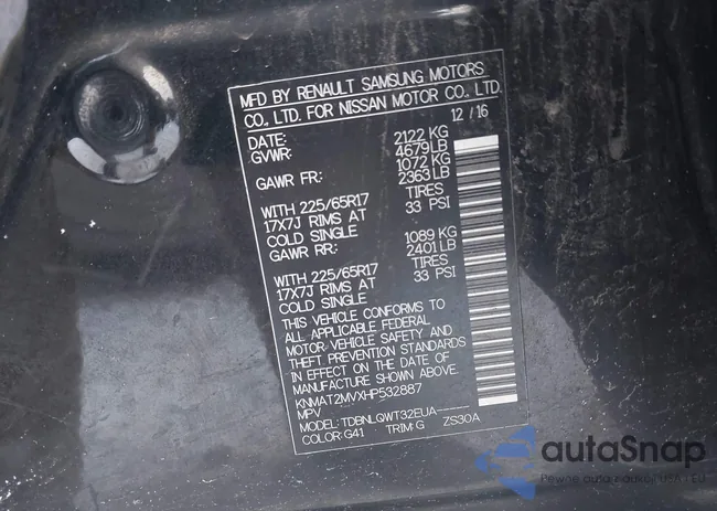 KNMAT2MVXHP532887: 44247061