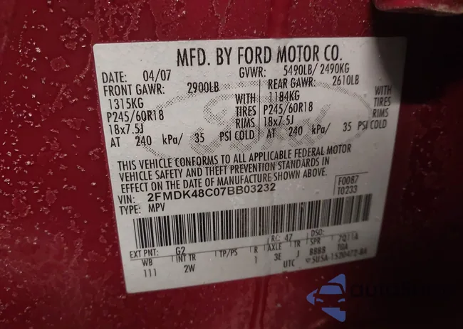 2FMDK48C07BB03232: 44247128