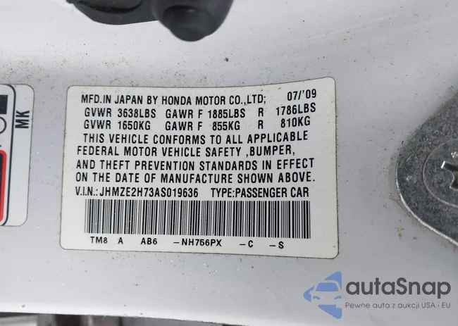 JHMZE2H73AS019636: 44247135