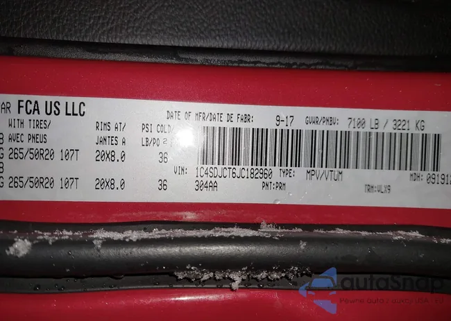 1C4SDJCT6JC182960: 44248377