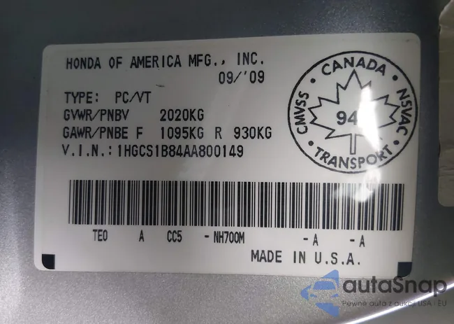 1HGCS1B84AA800149: 44248439