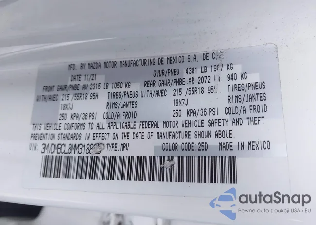 3MVDMBCL8MM318828: 44248446