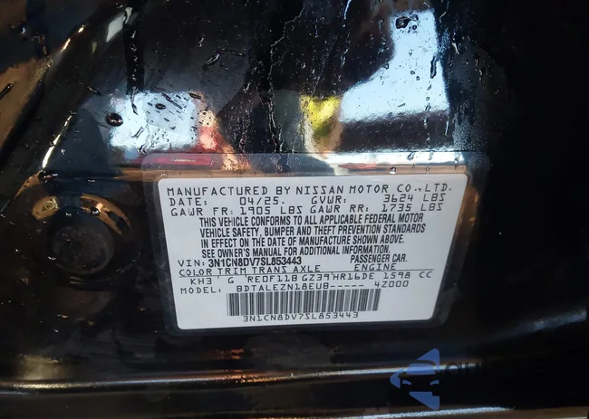 3N1CN8DV7SL853443: 44248462