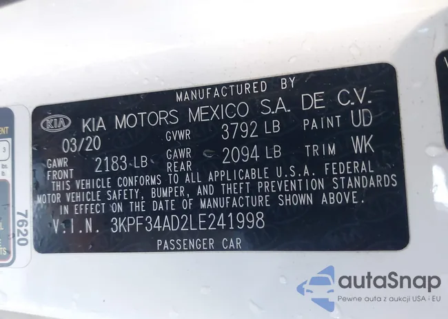 3KPF34AD2LE241998: 44248524