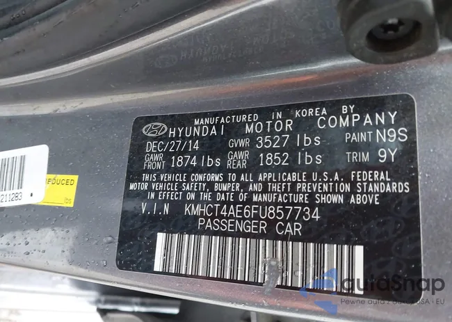 KMHCT4AE6FU857734: 44248643