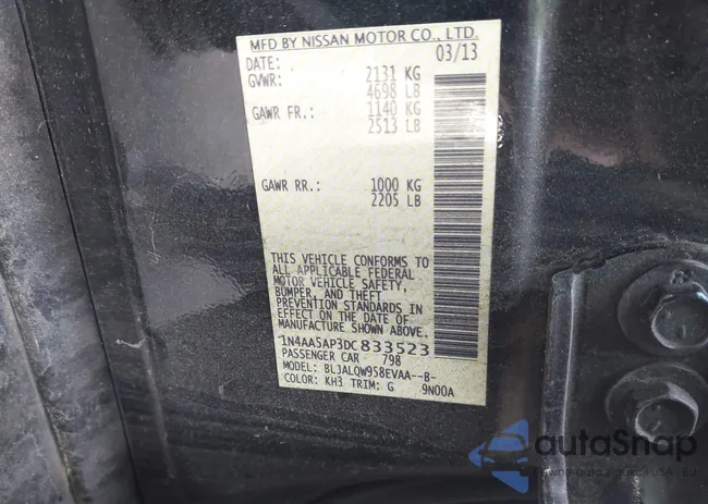 1N4AA5AP3DC833523: 44248649