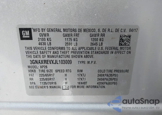 3GNAXREVXJL103009: 44248793