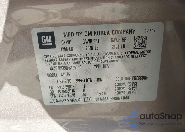 KL4CJBSB6FB106710: 44248067