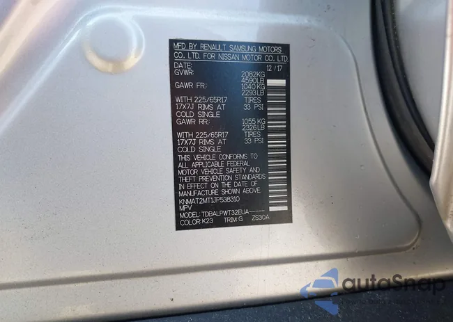 KNMAT2MT1JP538310: 44248139