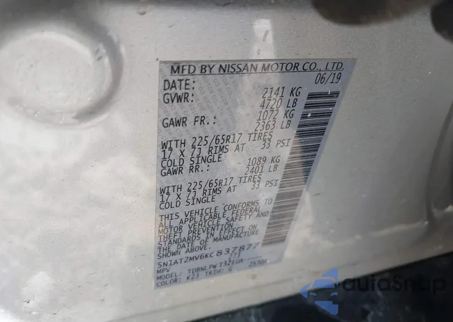 5N1AT2MV6KC837877: 44249283