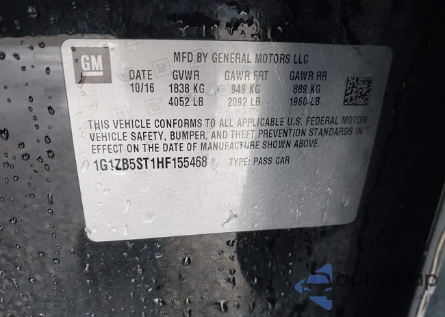 1G1ZB5ST1HF155468: 44249410