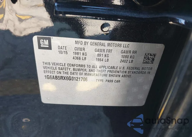 1G6AB5RX6G0121706: 44249551