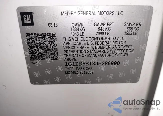 1G1ZB5ST3JF286990: 44249663