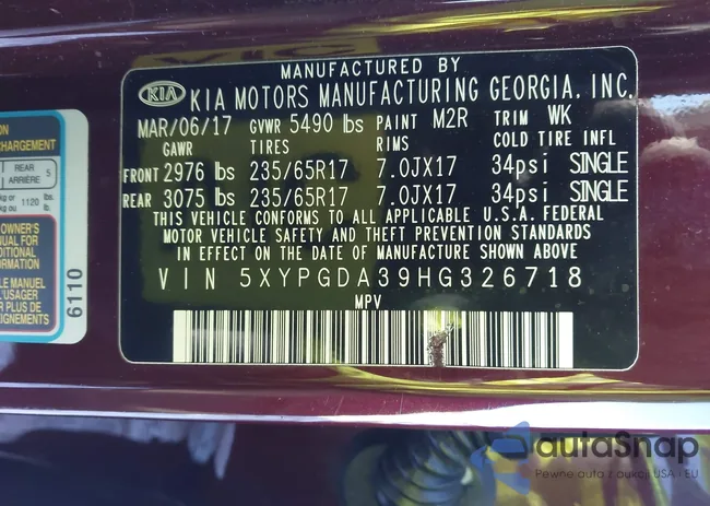 5XYPGDA39HG326718: 44249788