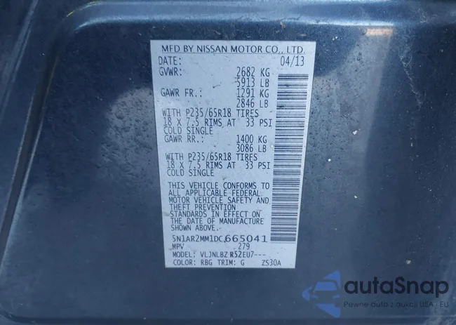 5N1AR2MM1DC665041: 44249817