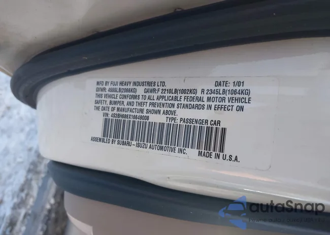 4S3BH686X16649008: 44249824