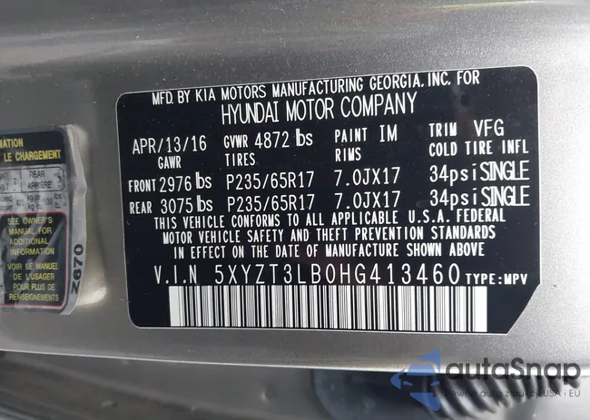 5XYZT3LB0HG413460: 44249051