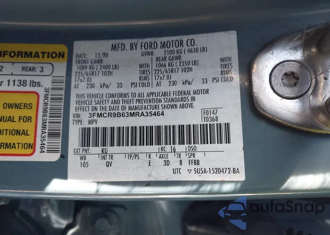 3FMCR9B63MRA35464: 44249062