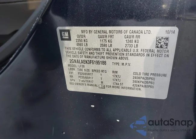 2GNALAEK3F6195188: 44249073