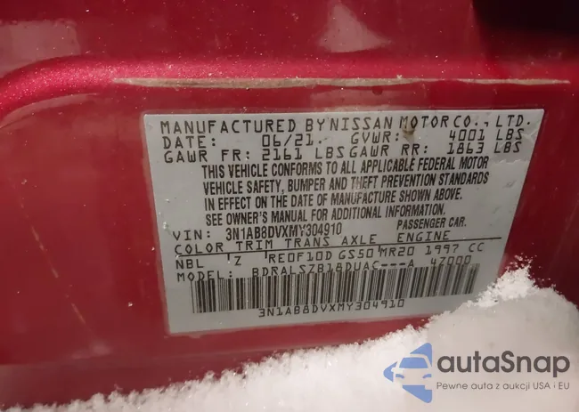 3N1AB8DVXMY304910: 44250328