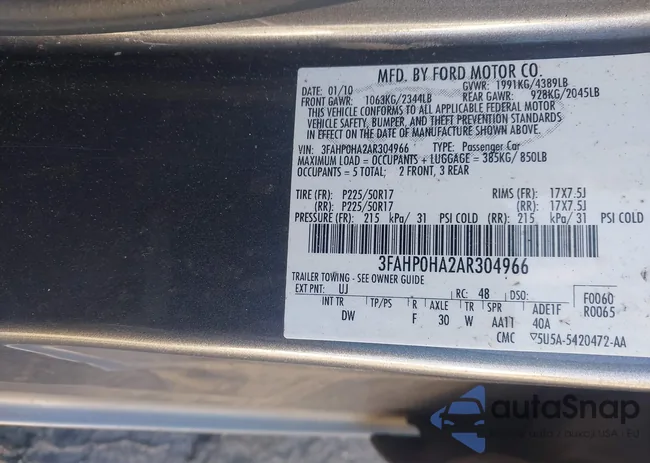 3FAHP0HA2AR304966: 44250427