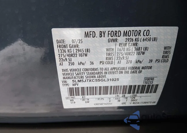 5LM5J7XC5SGL31025: 44250454