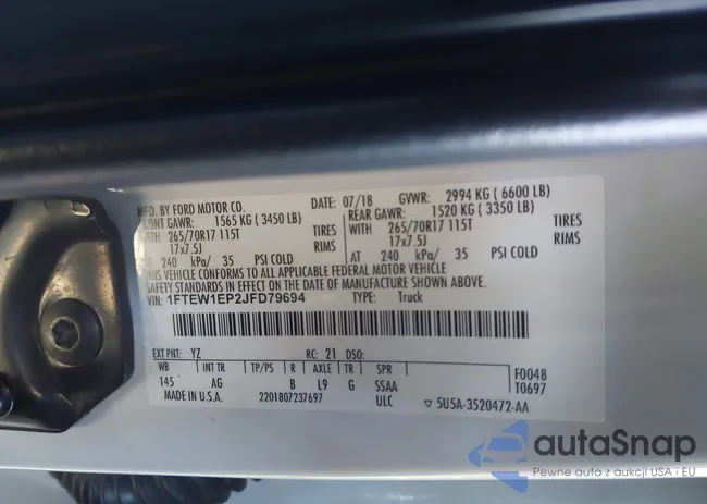 1FTEW1EP2JFD79694: 44250471