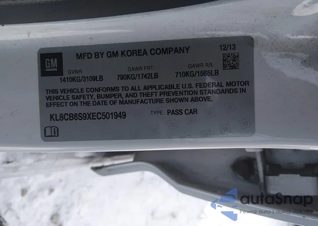 KL8CB6S9XEC501949: 44250543