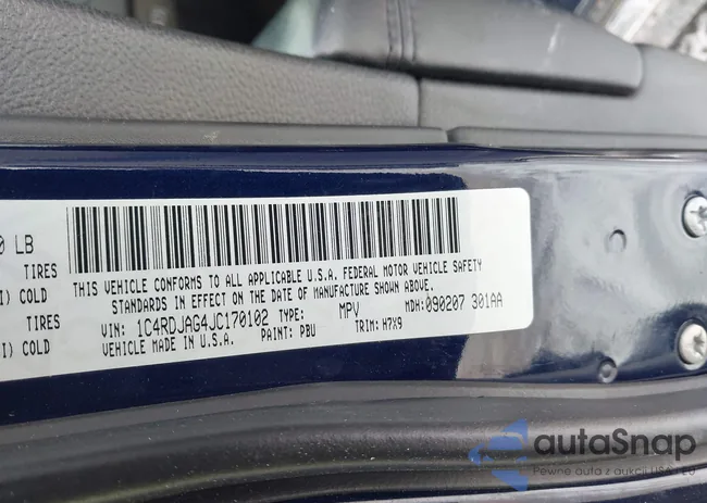 1C4RDJAG4JC170102: 44250559