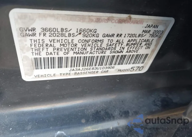 JA3AJ26E83U103906: 44250569