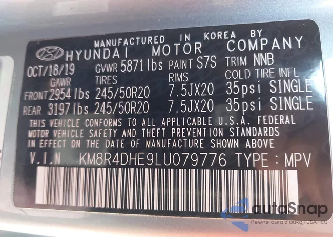 KM8R4DHE9LU079776: 44250720