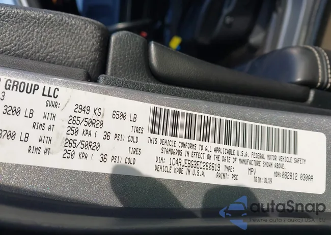 1C4RJEBG3EC260619: 44250732