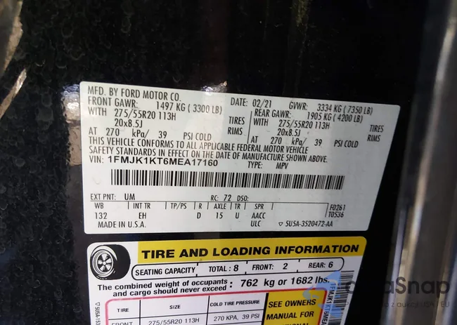 1FMJK1KT6MEA17160: 44250763