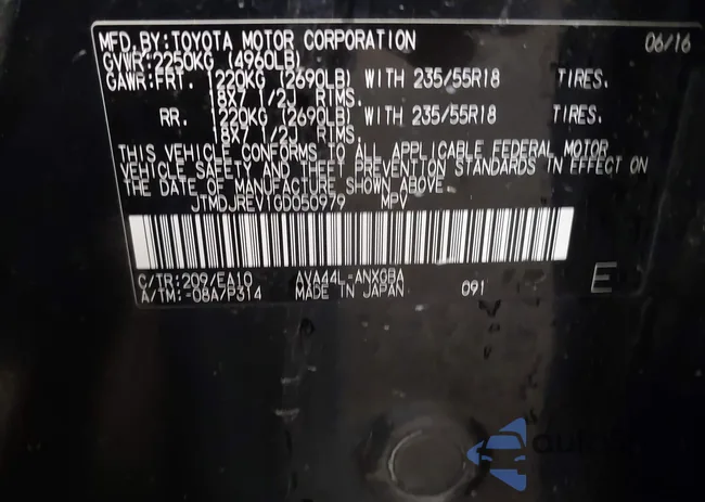 JTMDJREV1GD050979: 44249844