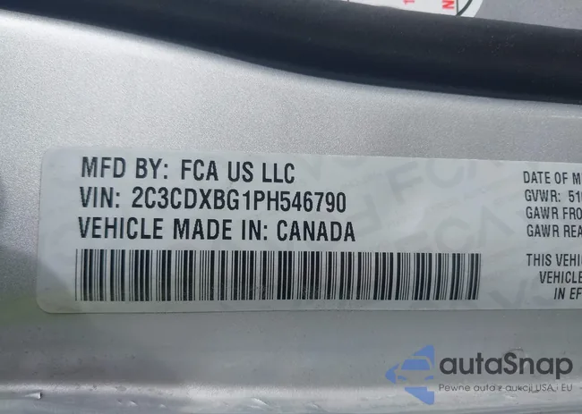 2C3CDXBG1PH546790: 44249845